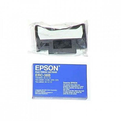 Epson originální páska do pokladny, C43S015374, ERC 38, černá, Epson TM-300, U 375, U 210, U 220