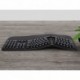 Powerton LANA, ergonomická klávesnice US, drátová (USB), černá