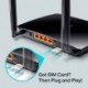 TP-LINK router Archer MR200 2.4GHz a 5GHz, přístupový bod, IPv6, 750Mbps, odnímatelná/vestavěná anténa, 802.11ac, rodičovská ...