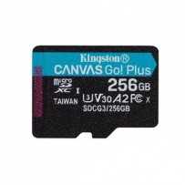 Kingston paměťová karta Canvas Go! Plus, 256GB, micro SDXC, SDCG3/256GBSP, UHS-I U3, A2, V30