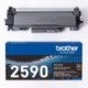 Toner Brother TN-2590 černý, 1200 stran