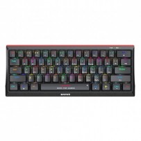 Marvo KG962G EN - R, klávesnice US, herní, mechanická typ drátová (USB), černá, RGB, červené spínače
