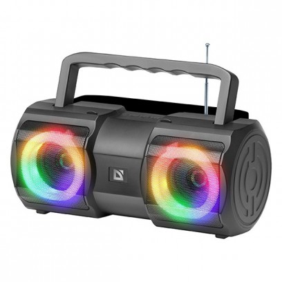 Defender reproduktor BEATBOX 20, Li-Ion, 2.0, 20W, černý, regulace hlasitosti, přenosný, LED podsvícení, s integr. baterií, 8...
