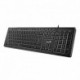 Genius SlimStar 820, klávesnice CZ/SK, slim typ drátová (USB), černá, Podsvícená