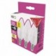 LED žárovka EMOS Lighting E14, 220-240V, 5W, 470lm, 2700k, teplá bílá, 30000h, Classic Candle 102x35x35mm-3pack