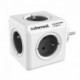 Cubenest - PowerCube, 0.1m, ORIGINAL USB, šedá, POWERCUBE, 5x zásuvka