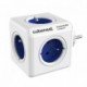 Cubenest - PowerCube, 0.1m, ORIGINAL USB, modrá, POWERCUBE, 5x zásuvka