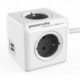 Cubenest - Powercube, 1.5m, Extended USB PD 35W, 2X C, šedá, POWERCUBE, 4 zásuvky, 2x USB C, Power Delivery 35 W