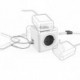 Cubenest - Powercube, 1.5m, Extended USB PD 35W, 2X C, šedá, POWERCUBE, 4 zásuvky, 2x USB C, Power Delivery 35 W