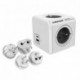 Cubenest - PowerCube, ReWirable USB PD 20W, A+C, šedá, POWERCUBE, 4x zásuvka USB C+A, Power Delivery 20W