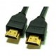 Kabel HDMI M- HDMI M, High Speed, 3m, zlacené konektory, černá