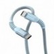 Verbatim USB kabel USB C samec - USB C samec, 60W, 1.2m, magnetický, modrý, box, 31852