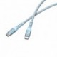 Verbatim USB kabel USB C samec - USB C samec, 60W, 1.2m, magnetický, modrý, box, 31852