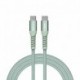 Verbatim USB kabel USB C samec - USB C samec, 60W, 1.2m, magnetický, zelený, box, 31864