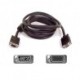 Kabel SVGA (15) M- SVGA (15) F, SVGA, 2m, stíněný, černá