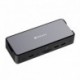 Dokovací stanice Verbatim, USB-C Pro, 15-port, 2x HDMI, RJ45, microSD, USB-A 3.1, USB-C 3.1, šedá