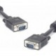 Kabel VGA (D-sub) M- VGA (D-sub) M, 5m, stíněný, černý