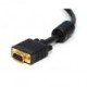 Kabel VGA (D-sub) M- VGA (D-sub) M, 15m, zlacené konektory, stíněný, černá