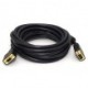 Kabel VGA (D-sub) M- VGA (D-sub) F, 2m, zlacené konektory, černá