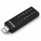 Verbatim USB flash disk, USB 3.0, 128GB, Keypad Secure, černý, 49429, USB A, 256bitové hardwarové šifrování AES, LED indikátor