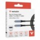 Verbatim USB kabel USB C samec - USB C samec, 240W, 1.2m, černý, box, 31849
