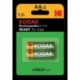 Baterie nabíjecí Ni-MH, tužková, AA, 1.2V, Kodak, blistr, 2-pack, KOD-REC003, 2600 mAh
