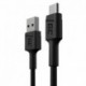 Green Cell kabel GC PowerStream USB-A - USB-C 30 cm, rychlé nabíjení, Ultra Charge, QC 3.0