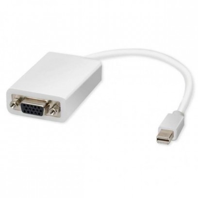 Video Redukce, miniDP-VGA, DisplayPort (mini) M-VGA (15) F, 0, bílá
