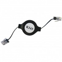 UTP patchcord, Cat.5e, RJ45 M-1.2m, nestíněný, navíjecí, černý