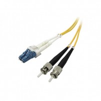 Optický PatchCord Single mode (9/125), LC/ST, 1m, economy