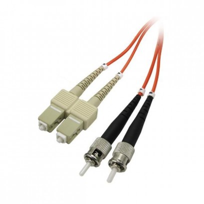 Optický PatchCord Multi mode (50/125), ST/SC, 1m, economy