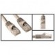 FTP patchcord, Cat.5e, RJ45 M-30m, stíněný, šedý, economy