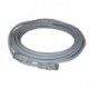 FTP patchcord, Cat.5e, RJ45 M-30m, stíněný, šedý, economy
