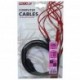 FireWire kabel IEEE 1394, IEEE 1394 (6pin) M- IEEE 1394 (4pin) M, 2m, černý