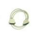 Datový kabel paralelní, 25 pin M- 25 pin M, 2m, laplink, šedý