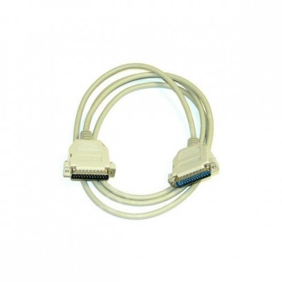 Datový kabel paralelní, 25 pin M- 25 pin M, 2m, laplink, šedý