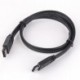 Kabel k hardisku datový eSATA, eSATA M- eSATA M, 0.5m, černý, 6 Gb/s